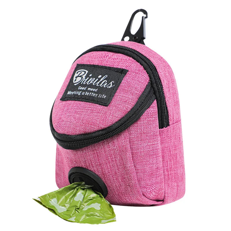 Snack-Tasche für Hundetraining - Outdoor Leckerli-Beutel mit Kotbeutelspender