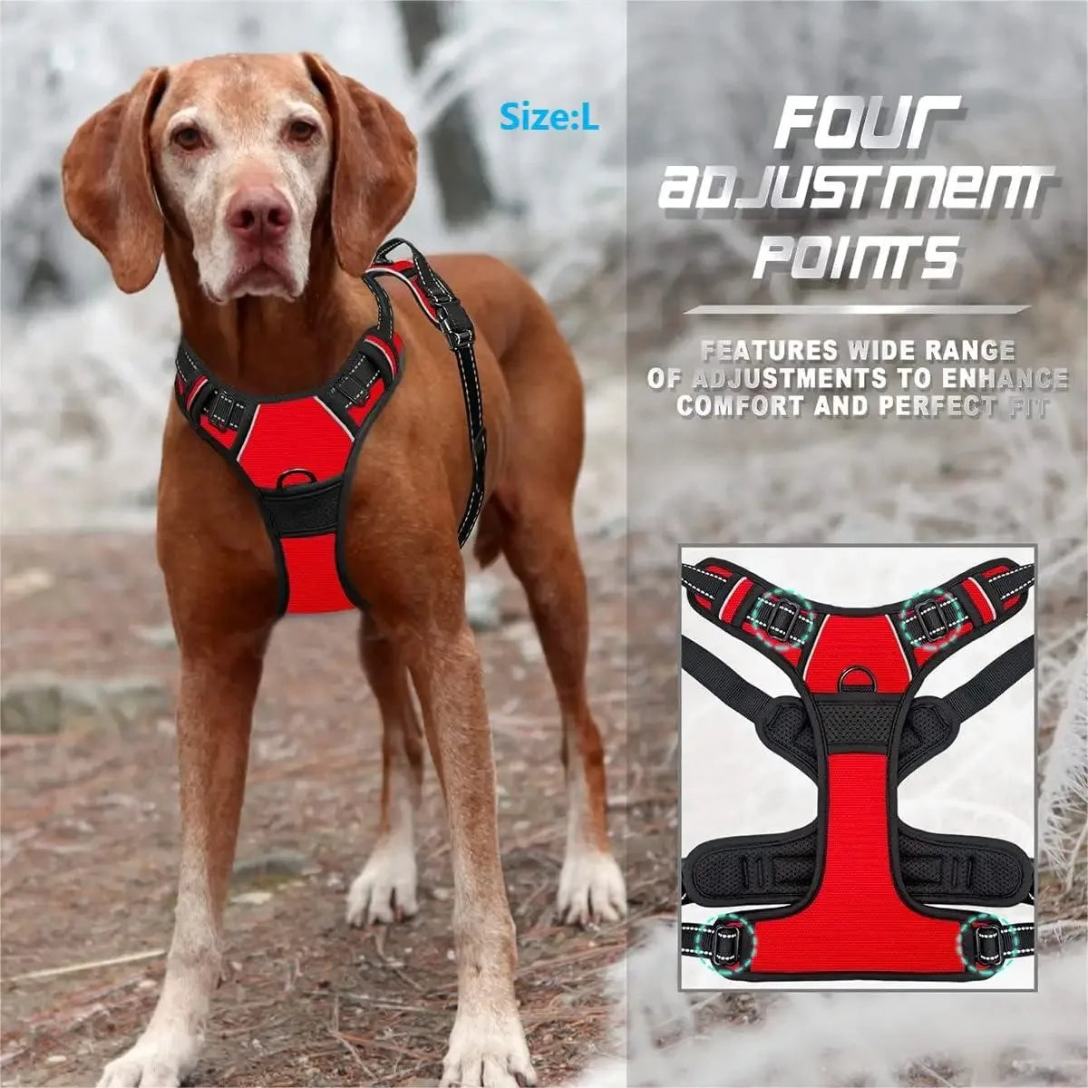 Hundegeschirr - Große Weste für Hunde