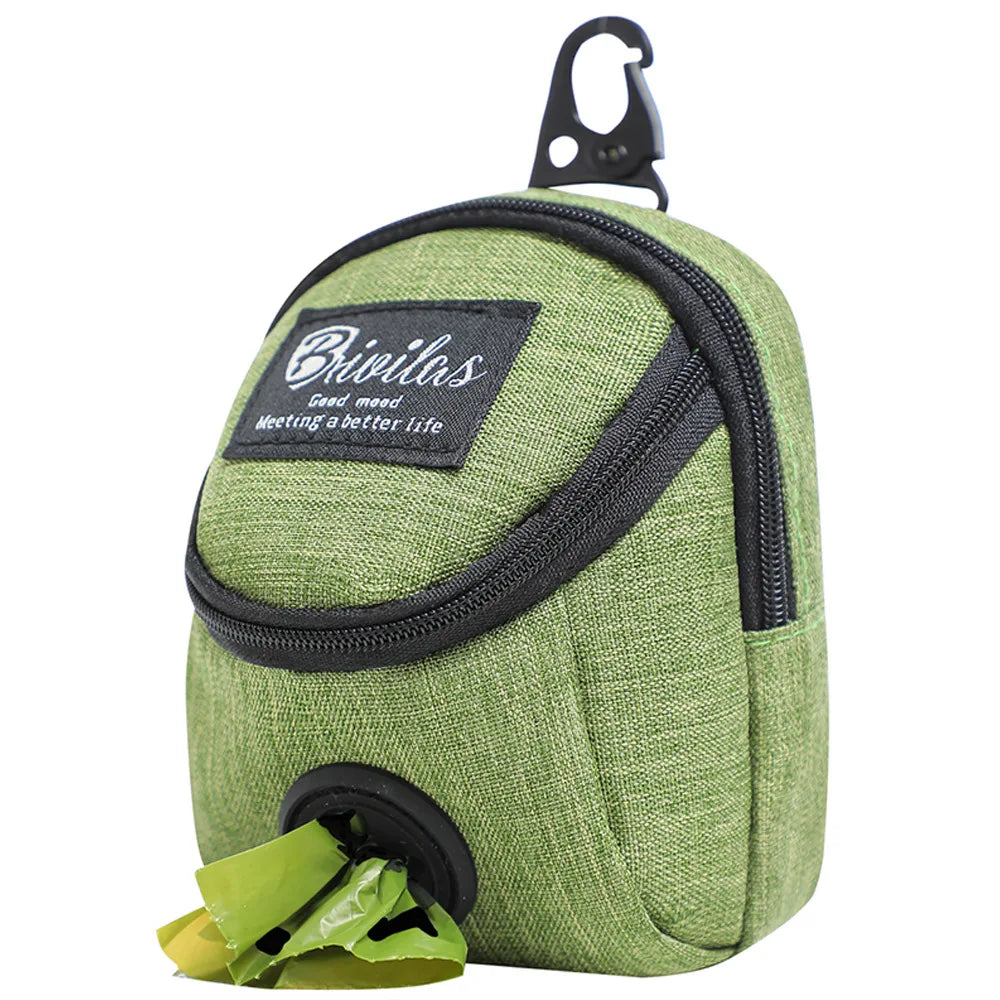 Snack-Tasche für Hundetraining - Outdoor Leckerli-Beutel mit Kotbeutelspender