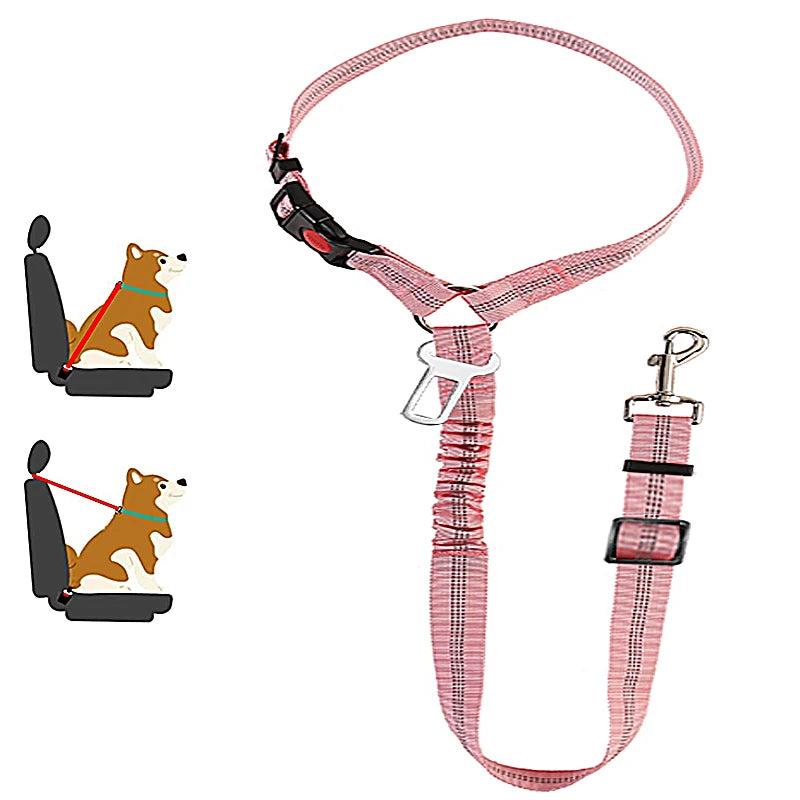 2-in-1 Sicherheitsgeschirr mit Leine & Anschnallgurt - für Hunde & Katzen im Auto