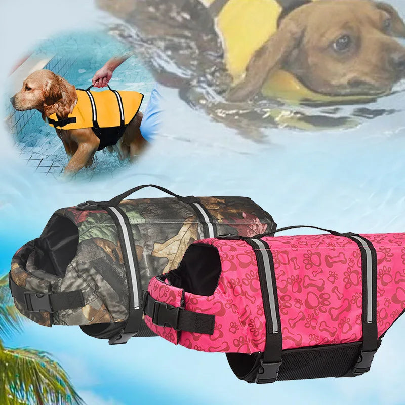 Sommer-Schwimmweste für Hunde - Reflektierende Hundeschwimmweste für Welpen und kleine Hunde - Sicher & Leicht