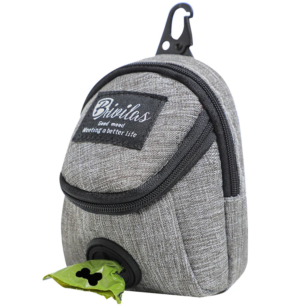 Snack-Tasche für Hundetraining - Outdoor Leckerli-Beutel mit Kotbeutelspender