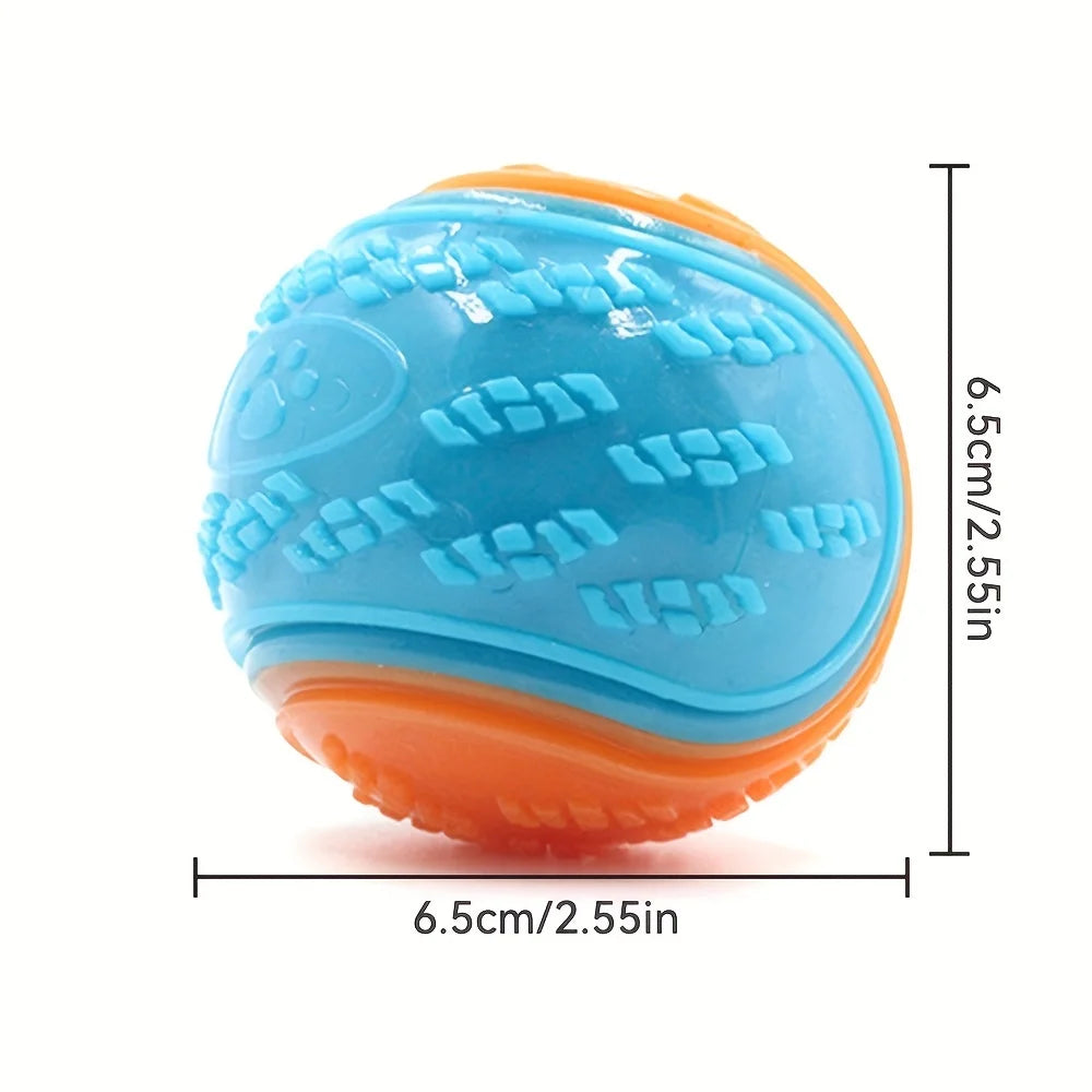 Robuster Hundespielball - Zahnpflege & Kauspielzeug, ⌀ 6,5cm