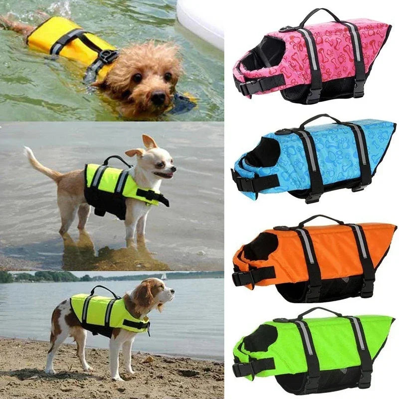 Sommer-Schwimmweste für Hunde - Reflektierende Hundeschwimmweste für Welpen und kleine Hunde - Sicher & Leicht