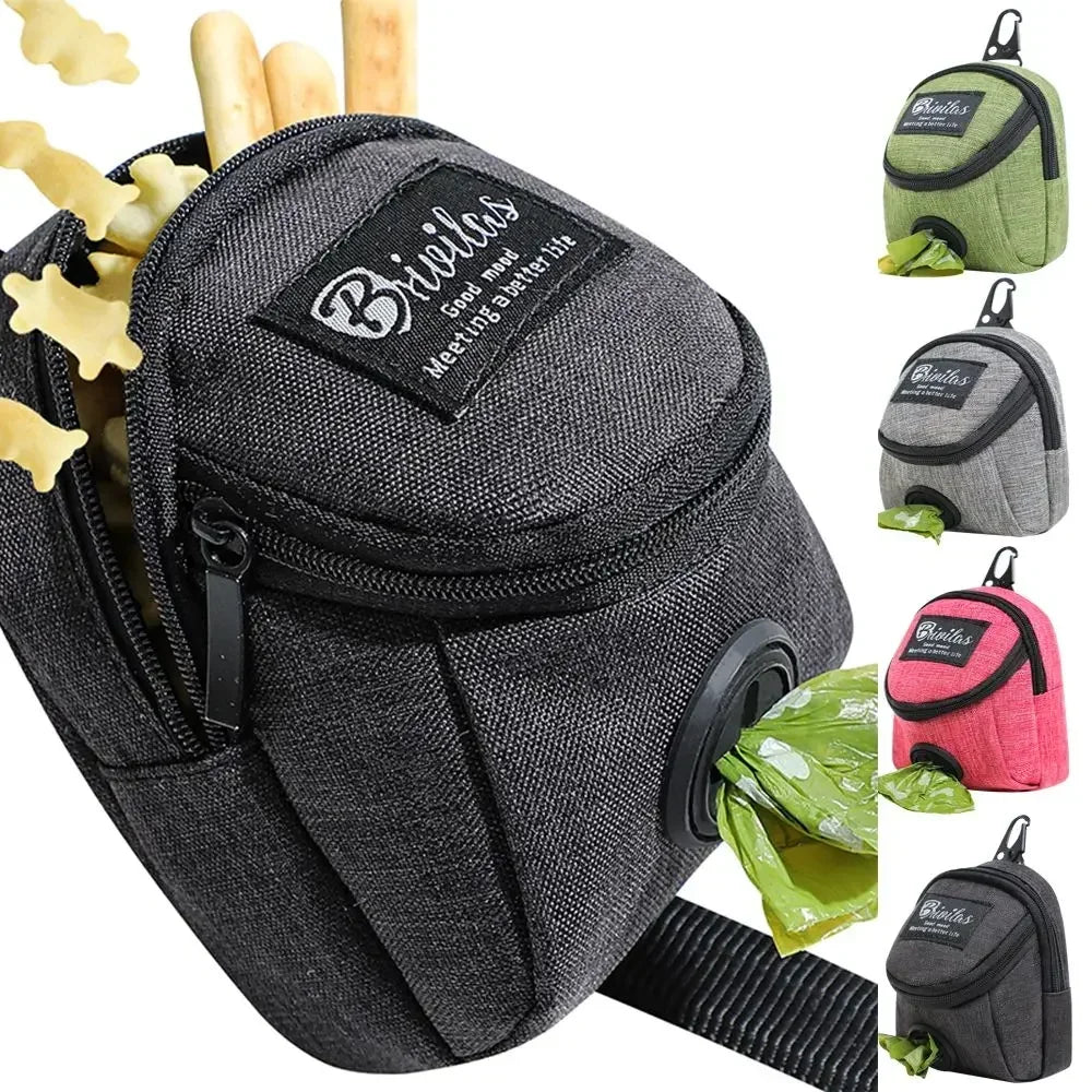 Snack-Tasche für Hundetraining - Outdoor Leckerli-Beutel mit Kotbeutelspender