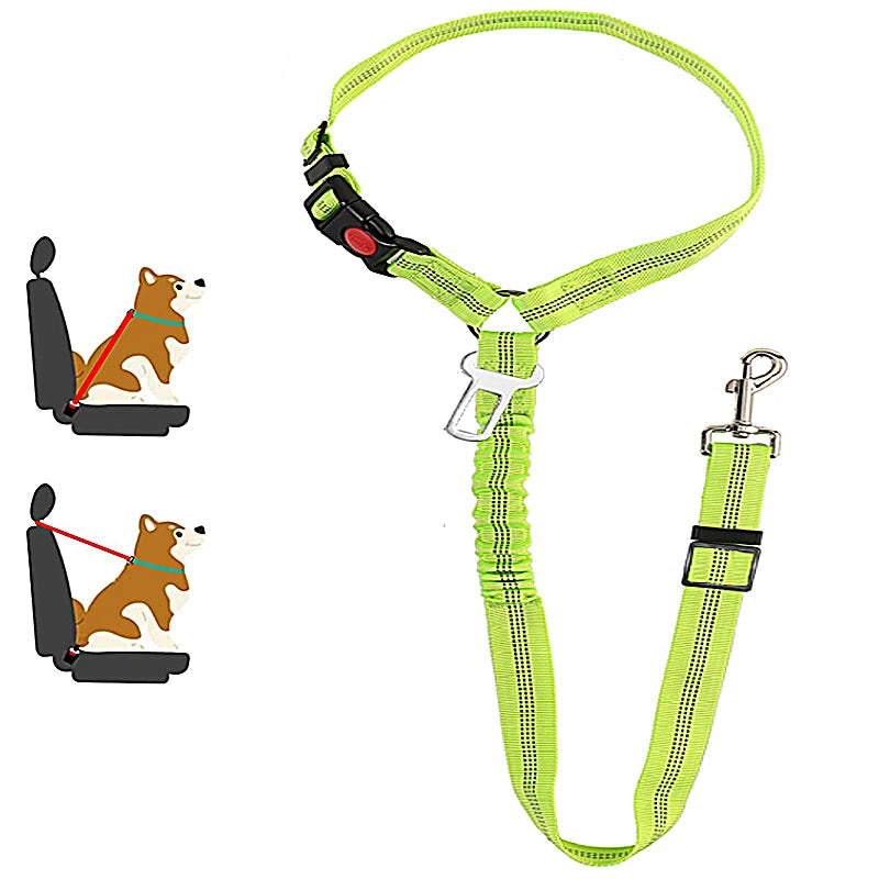 2-in-1 Sicherheitsgeschirr mit Leine & Anschnallgurt - für Hunde & Katzen im Auto