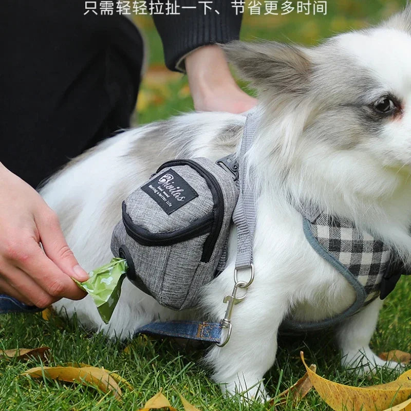 Snack-Tasche für Hundetraining - Outdoor Leckerli-Beutel mit Kotbeutelspender