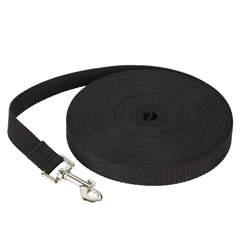 Lange Trainingsleine aus robustem Nylon - 10m, 15m, 20m, 30m, 50m, für kleine & große Hunde
